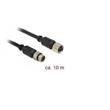 Navilock Extensions cable M8 male > M8 female waterproof 10 m for M8 GNSS receiver