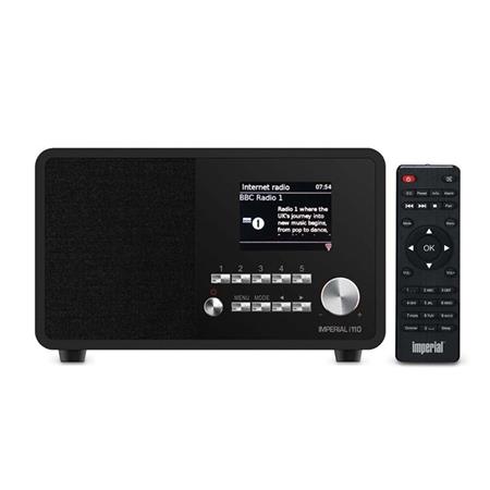 Nedis 22-321-00 - Imperial i110 (V2) Wi-Fi internetové rádio s funkcí přehrávače médií a Bluetooth® - černé