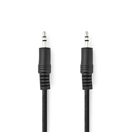 Nedis CAGL22000BK15 - Stereo Audio Kabel | 3,5mm Zástrčka - 3,5mm Zásuvka | 1.5 m | Černá