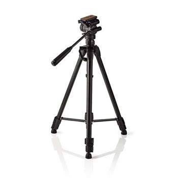 Nedis TPOD4200BK - Stativ | max. 3 kg | 60 - 165cm | 3 Segmenty | Náklon & Natočení | ABS / Hliník | Černá