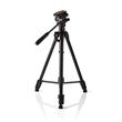 Nedis TPOD4200BK - Stativ | max. 3 kg | 60 - 165cm | 3 Segmenty | Náklon & Natočení | ABS / Hliník | Černá