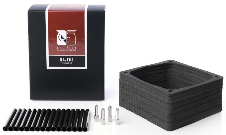 Noctua NA-FD1 Fan Duct Kit, sada průduchů na ventilátory