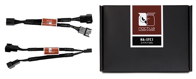 Noctua NA-SYC1, 2 rozbočovače pro 4-pin ventilátory