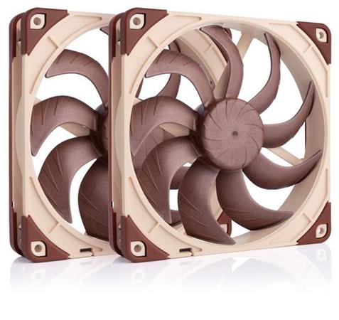 Noctua NF-A14x25 G2 PWM Sx2-PP, 140x140x25mm, 4pin PWM, 2ks
