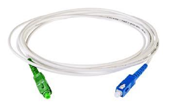 OPTIX SC/APC-SC FLEXI optický patch cord G.657B3 2mm 15m bílý simplex