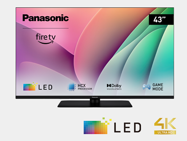 Panasonic TV-43W80AEZ Smart Fire TV, 108cm, 4K, LED, HDR10+, DVB-T2/S2/C