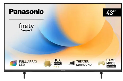 Panasonic TV-43W90AEG Smart Fire TV, 108cm, 4K, LED, HDR10+, DVB-T2/S2/C