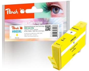 PEACH kompatibilní cartridge HP No. 903XL, žlutá, T6M11AE OEM chip