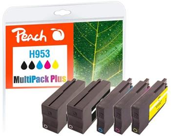 PEACH kompatibilní cartridge HP No. 953, Multi-Pack-Plus, 2x bk, 1x c,m,y; 2x24/3x10ml