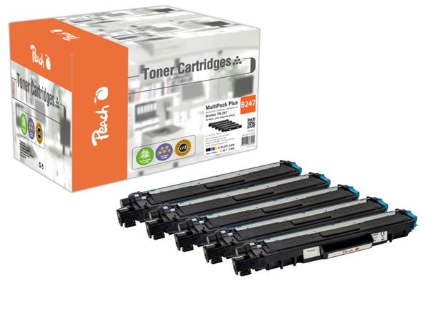 Peach kompatibilní toner Brother TN-247 MultiPack, bk, c, m, y