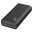 PLATINET POWER BANK 20000mAh Polymer PD 3.0 QC 3.0 LED Screen Black