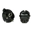 Premium Cord Adaptér CEE 7/7 male na IEC C13 female, napětí 230V, 10A