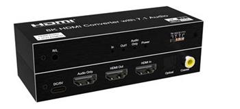 PremiumCord 8K@60Hz Audio Extractor HDR,výstupy: stereo jack, SPDIF, RCA, HDMI