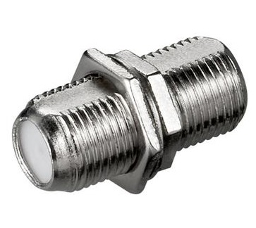 PremiumCord Adaptér konektor F zásuvka > F-zásuvka s podložkou a matičkou