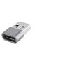 PremiumCord Aluminium USB C female - USB2.0 A Male adaptér