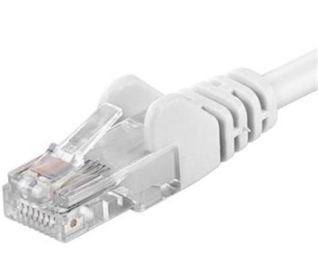 PremiumCord Patch kabel UTP RJ45-RJ45 CAT6 1,5m bílá