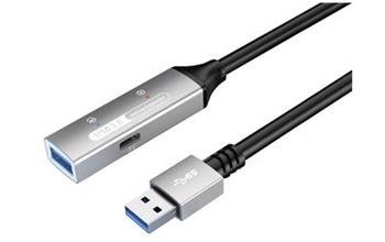 PremiumCord USB 3.2 repeater a prodlužovací kabel Male-Female, 5Gbps Aluminium 5m