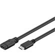 PremiumCord USB- C prodlužovací kabel (USB 3.2 generation 1), C/M - C/F, 2m