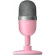 Razer Seiren Mini Quartz - stolní streamovací mikrofon, růžová