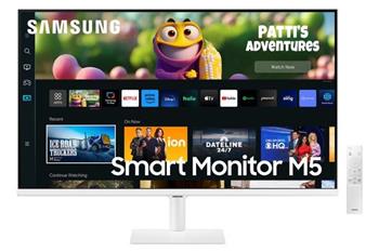 Samsung LCD Smart M50C 27" VA/1920x1080/4ms/2xHDMI/2xUSB/vesa/repro/Wi-Fi/BT/bílá