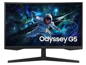 SAMSUNG MT LED LCD Gaming Monitor 27" Odyssey G55C zakřivený,VA,1ms,165Hz,2560x1440,300cd/m2,HDMI,DP,Tilt, VESA