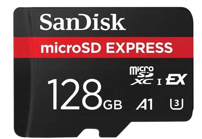 SanDisk Express microSD Card 128GB, Up to 880MB/s Read, Up to 480MB/s Write, 100MB/s Sustained Write, U3, C10