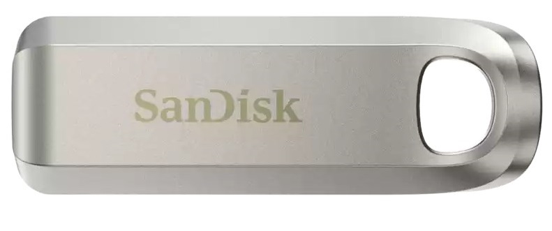 SanDisk Flash Disk 128GB Ultra Luxe USB-C 3.2 stříbrná