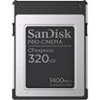 SanDisk PRO-CINEMA CFexpress Type B Card? 320GB up to 1700MB/s Read, up to 1500MB/s Write