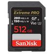SanDisk SDXC karta 512GB Extreme PRO (R:280/W:150 MB/s, UHS-II, V60)