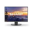 Sharp 24" EA241F Black - 1920x1080, IPS, W-LED, DP, HDMI, DVI, VGA, 150 mm height adjustable