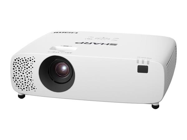 Sharp XP-E501U, 3LCD Laser, WUXGA 1920x1200, 5000 ANSI, 1,37 - 1,65 : 1, 5000000:1, 2 x HDMI, RJ45, repro