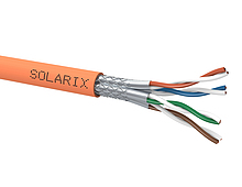 Solarix Instalační kabel CAT7A SSTP LSOHFR B2ca s1 d1 d1 1200MHz 500m/cívka