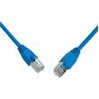 Solarix Patch kabel CAT6 SFTP PVC 1m modrý snag-proof C6-315BU-1MB