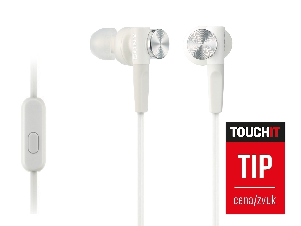 SONY MDR-XB50AP Sluchátka do uší EXTRA BASS - White