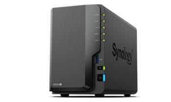 Synology DS225+ Celeron J4125, 2,0-2,7GHz, 2GB DDR4 RAM, 2x SATA, 2x USB3.2 Gen 1