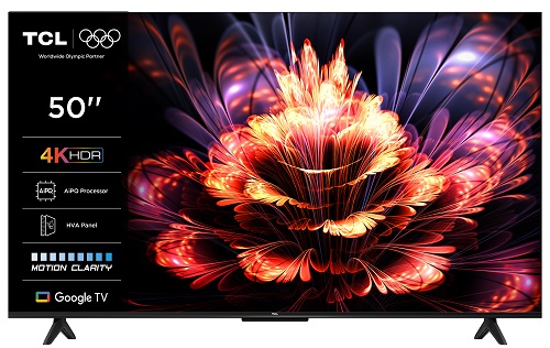 TCL 50V6C SMART TV 50" LED/4K UHD/Direct LED/3xHDMI/USB/LAN/GoogleTV POŠKOZENÁ KRABICE