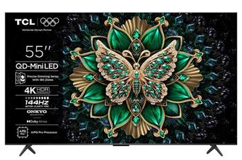 TCL 55C6K SMART TV 55" QLED/4K UHD/Mini LED/144Hz/4xHDMI/USB/LAN/GoogleTV
