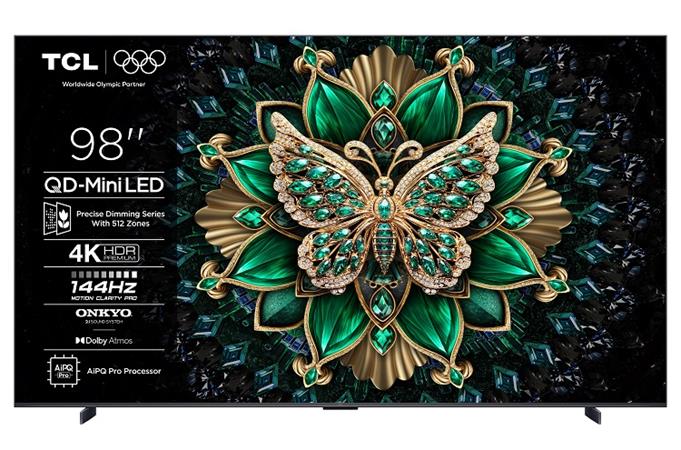 TCL 98C6K SMART TV 98" QLED/4K UHD/Mini LED/144Hz/4xHDMI/USB/LAN/GoogleTV POŠKOZENÁ KRABICE