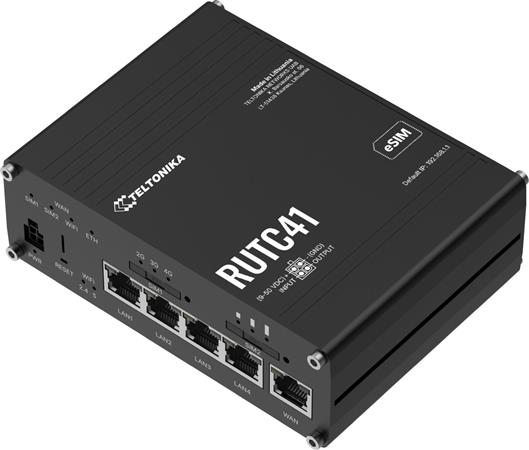 Teltonika RUTC41 Průmyslový 4G Wi-Fi Router, eSIM