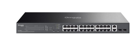 TP-Link ES228GP Omada 28portový gigabitový Easy Managed switch s 24 porty PoE+