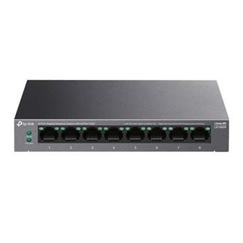 TP-Link LS108GP - 8portový gigabitový desktop switch s 8 porty PoE+