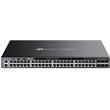 TP-Link SG6654XHP Omada 48-Portový Gigabitový Stackable L3 PoE+ Switch,48× Gigabit RJ45 PoE+ porty,6× 10 Gbps SFP+ sloty