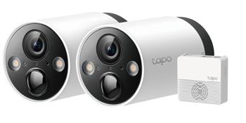 TP-Link Tapo C420S2 - 2 × Tapo C420, 1 × Tapo H200 - Chytrý bezdrátový systém bezpečnostních kamer, systém 2 kamer