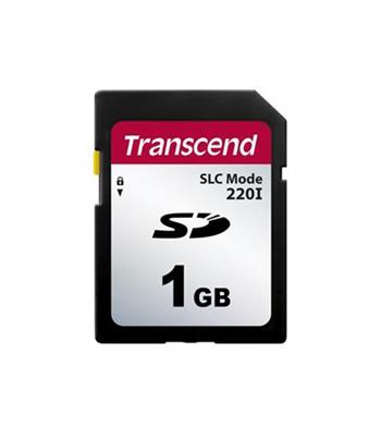 Transcend 1GB SD220I MLC průmyslová paměťová karta (SLC Mode), 22MB/s R,20MB/s W