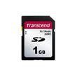 Transcend 1GB SD220I MLC průmyslová paměťová karta (SLC Mode), 22MB/s R,20MB/s W, černá