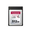 Transcend 512GB CFexpress 820 NVMe PCIe Gen3 x2 (Type B) paměťová karta, 1700MB/s R, 1000MB/s W