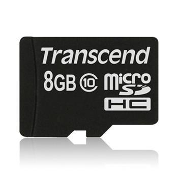Transcend 8GB microSDHC Card Class 6 (SD