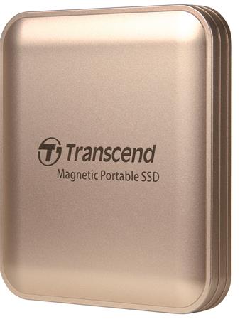 Transcend ESD420G 4TB, USB 20Gbps Type C, Externí odolný SSD disk (3D NAND flash), 2000MB/R, 2000MB/W, zlatý