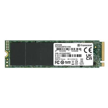 TRANSCEND MTS425S 250GB SSD disk M.2 2242, SATA III 6Gb/s (3D TLC), 500MB/s R, 3