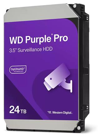 WD PURPLE PRO WD240PURP 24TB, SATA III 3.5", 512MB 7200RPM, 272MB/s, CMR